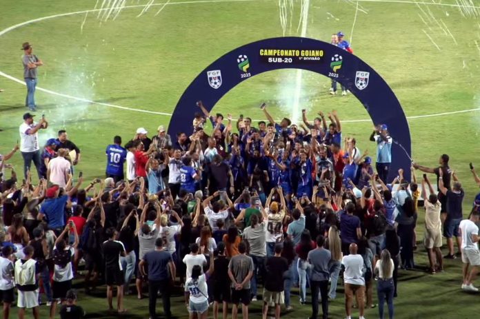 Trindade se sagra campeão do Goianão sub-20 de 2025, após vencer o Guanabara City no agregado, por 3x1