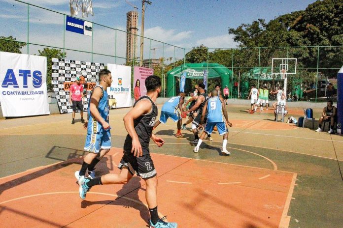 copa beira rio basquete 3x3 foto da 2ª etapa da copa beira rio de basquete 3x3, em itumbiara