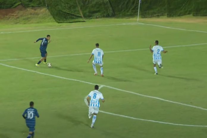 imagem da partida entre grêmio anápolis e centro-oeste