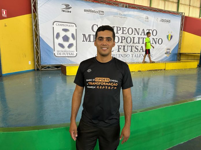 Genivaldo Oliveira, técnico do Bela Vista futsal sub14 em 2025
