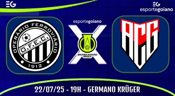 OPERÁRIO X ATLÉTICO-GO ARTE WILLIAN ROMMEL EG