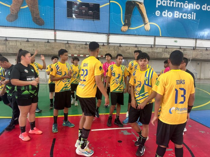 Seleção goiana masculina no handebol cadete, no Brasileiro de Seleções 2025