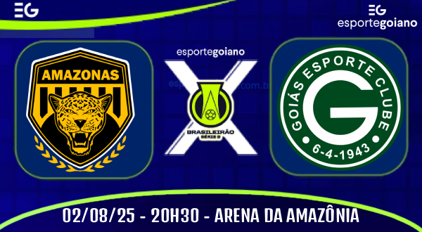 AMAZONAS X GOIÁS ARTE WILLIAN ROMMEL EG