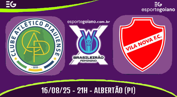 ATLÉTICO PIAUIENSE X VILA NOVA FINAL FEMININO A3 ARTE WILLIAN ROMMEL EG