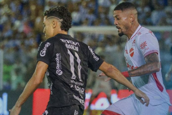 foto da partida entre paysandu x vila nova paysandu x vila nova série b