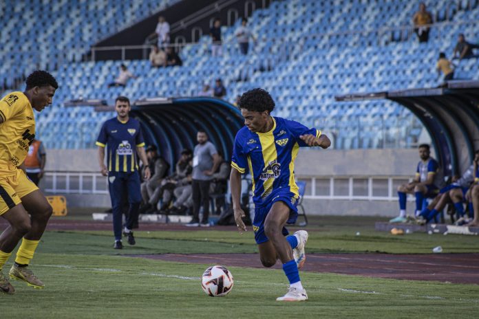 Gabriel Silva, jogador da ABD, em Crixás 1x1 ABD - 4ª rodada da 3ª divisão do Goianão 2025