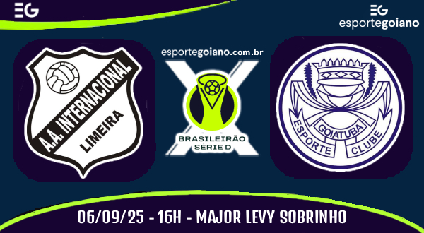 INTER DE LIMEIRA X GOIATUBA ARTE WILLIAN ROMMEL EG