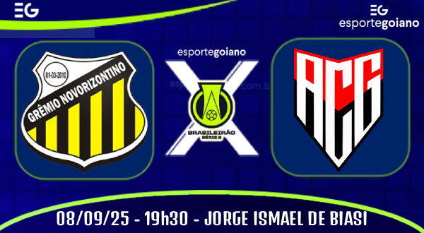 NOVORIZONTINO X ATLÉTICO-GO ARTE WILLIAN ROMMEL EG