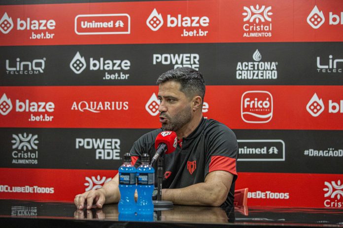 Rafael Lacerda após Atlético GO 1x0 América MG - 28ª rodada da Série B 2025