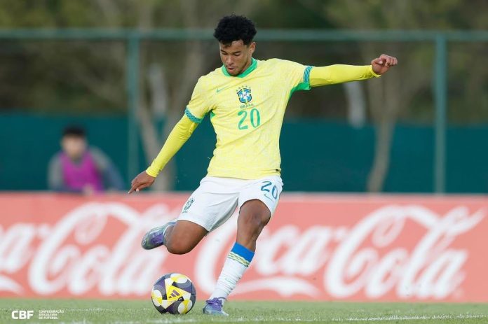 Rhuan Gabriel, meia goiano do Cruzeiro e do Brasil sub20 em 2025