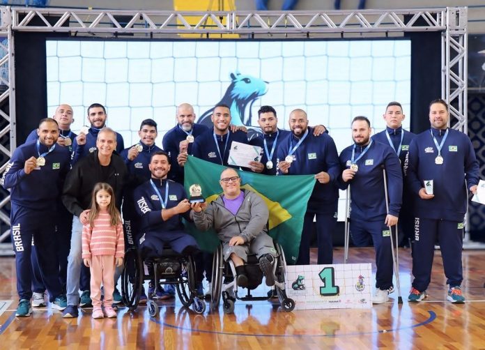Seleção Brasileira masculina de vôlei sentado na Copa América de 2025, em Curitiba
