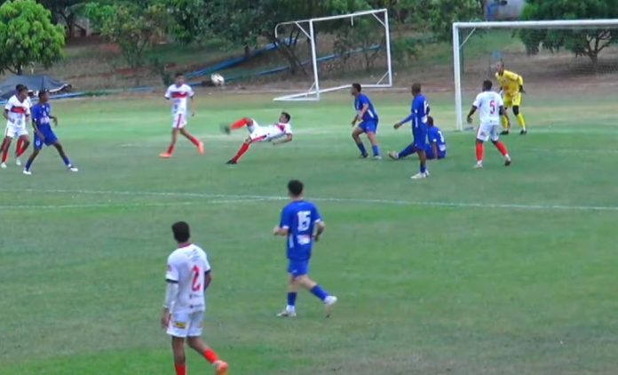 Thiago marca de bicicleta em Aseev 2x3 Santa Helena - 2ª rodada da Terceirona 2025