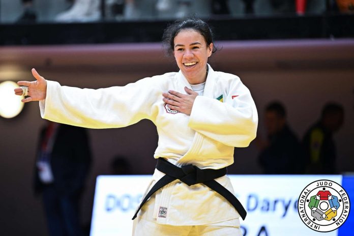 Daryene dos Santos, judoca e sensei da Wider Santos, de Jataí, campeã mundial master