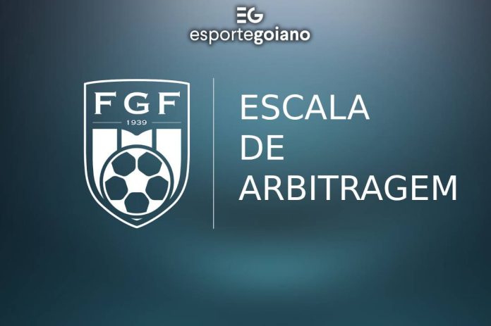 GOIANÃO ESCALA DE ARBITRAGEM