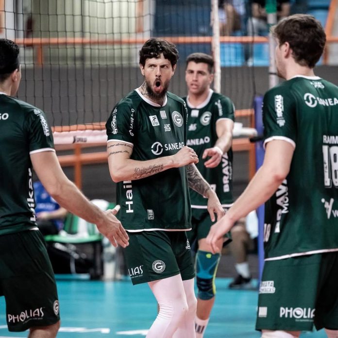 Petrus Montes, central MVP de Saneago Goiás 3x1 JF Vôlei - Superliga A 2025-2026