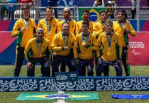 Atleta do Vila Nova, Álvaro Magalhães é campeão do Parapan com a Seleção Brasileira de Futebol de Cegos